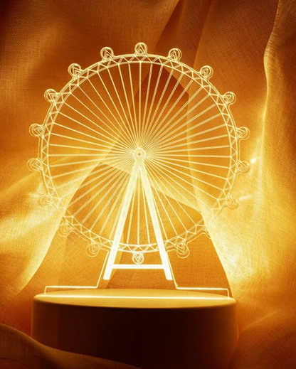 Ferris Wheel Shaped Decoration Night Light, Plastic Creativity Night Light