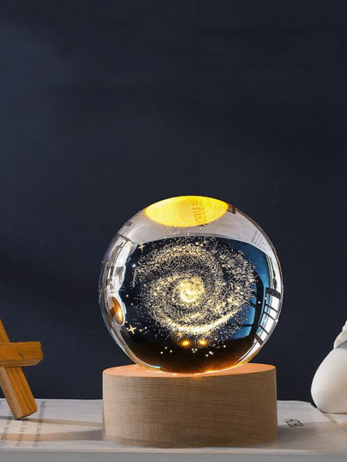 Galaxy Pattern Artificial Crystal Ball Decoration Craft