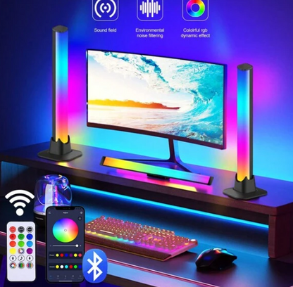 Smart RGB LED Light Bars Night Light APP&Remote Control Music Sync Lights