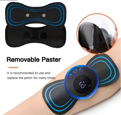 Rechargeable Neck Massager, Electric Ems Cervical Massager Patch For Muscle Pain Relief
