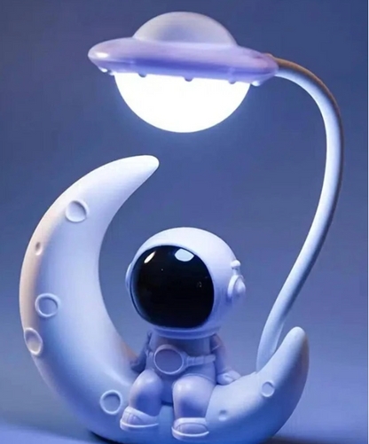 ABS Night Light, Cute Moon & Spaceman Design LED Night Lamp