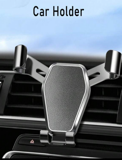Phone Holder Gravity Air Vent Clip Mount Cell Stand