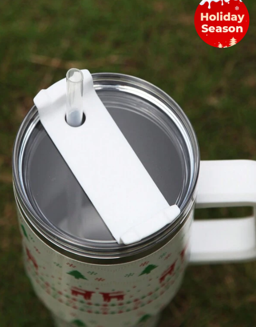 1200ml Stainless Steel Tumbler With Straw