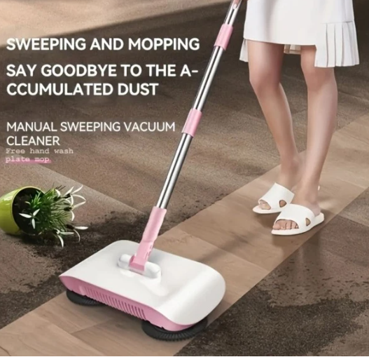 Auto Vacuuming And Mopping Robot-hand-pushed Lazy Sweeper