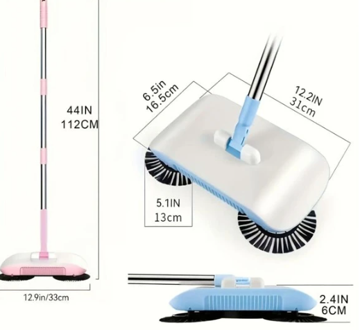 Auto Vacuuming And Mopping Robot-hand-pushed Lazy Sweeper