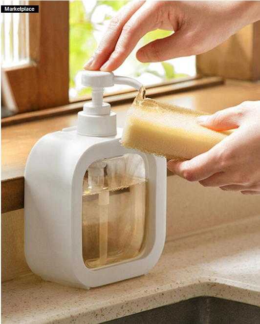 Simple Clear Liquid Soap Dispenser