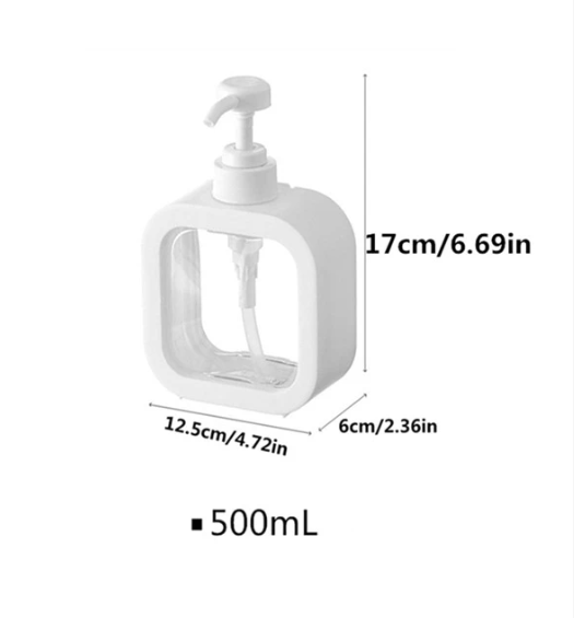 Simple Clear Liquid Soap Dispenser