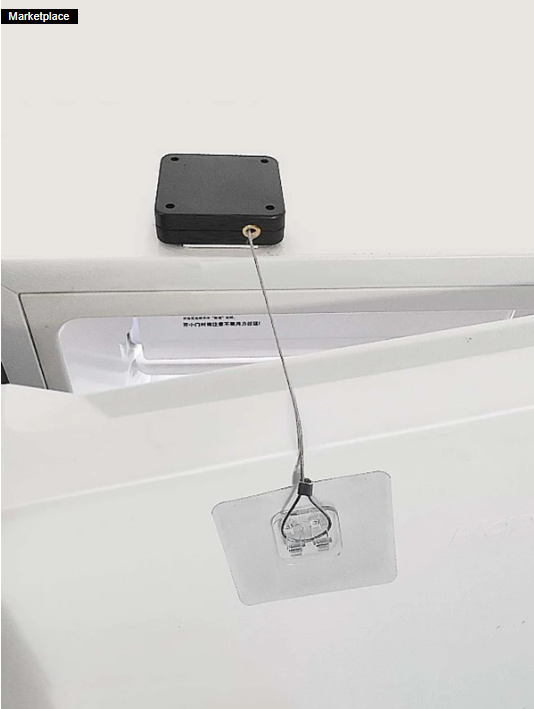 Punching Free Pull String Automatic Door Closer, Simple Silent Door Close Tool