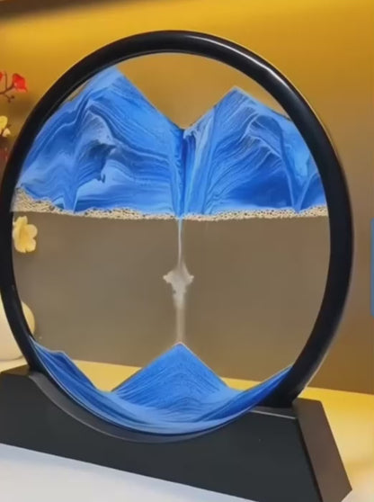 3D Liquid Sand Painting Decoration (blue)